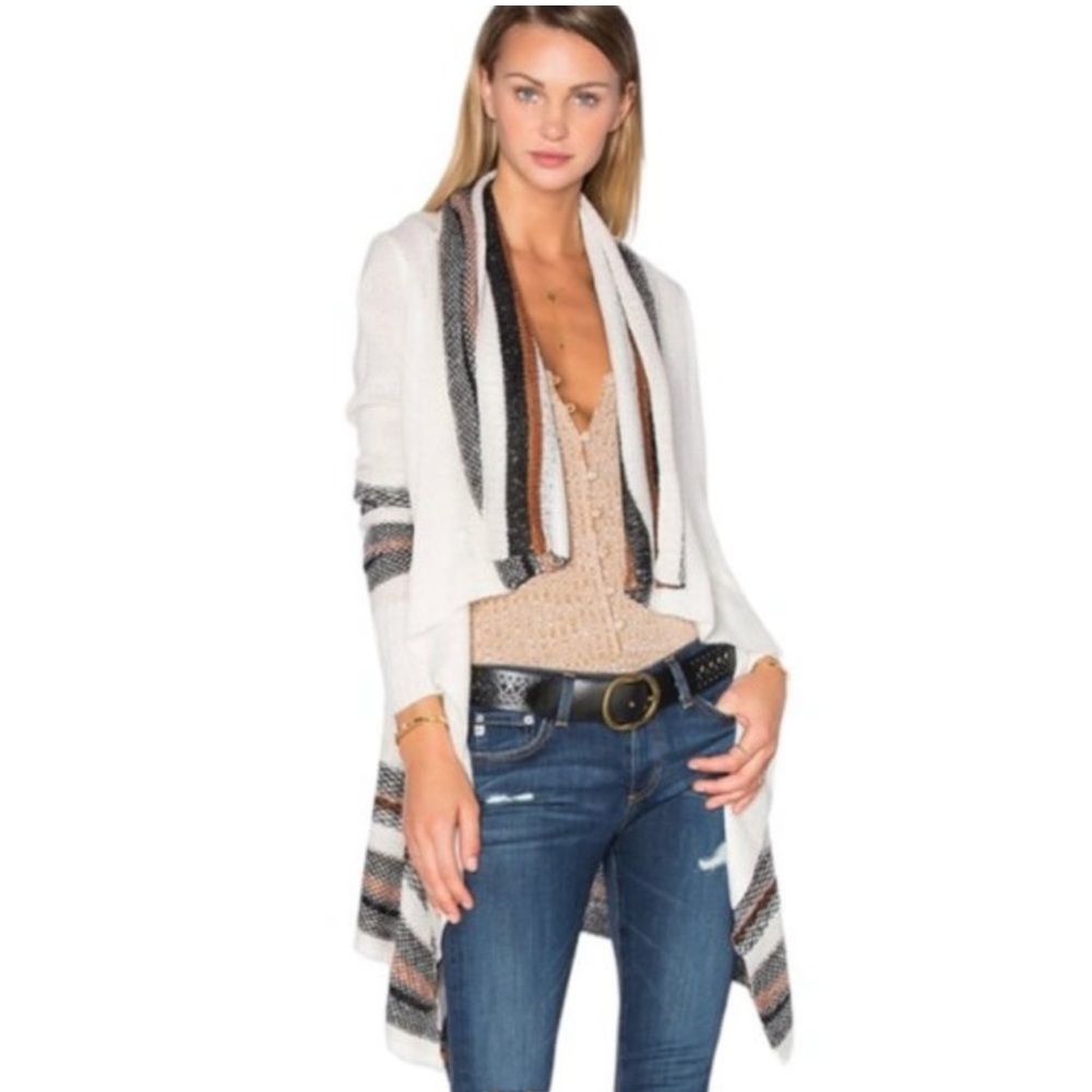 Amuse Society stripe cardigan